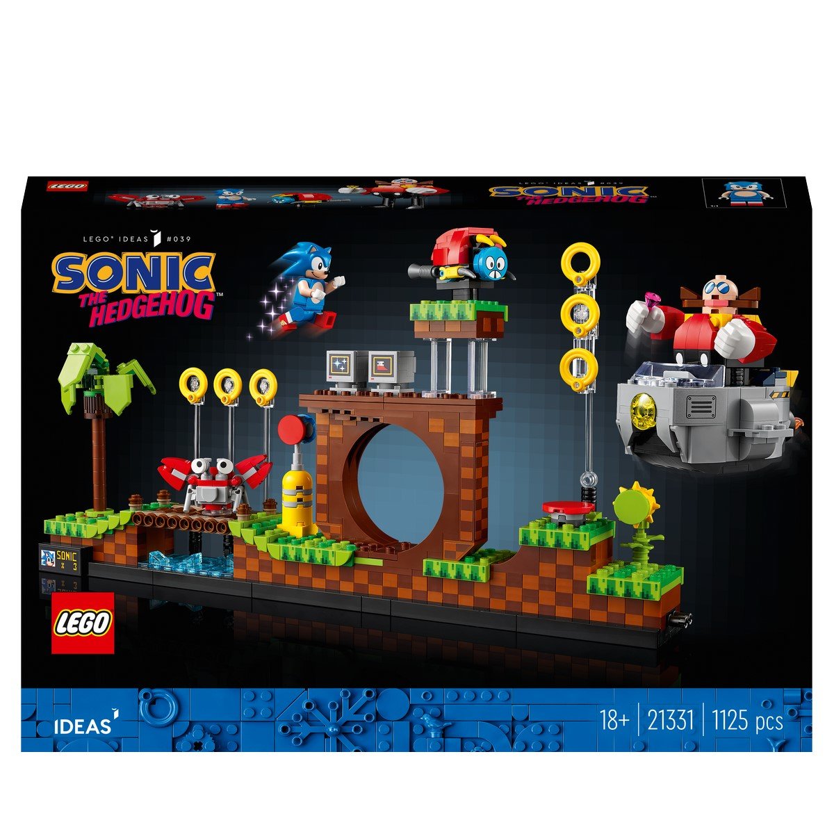 Sonic The Hedgehog - Green Hill Zone - Lego Ideas 21331