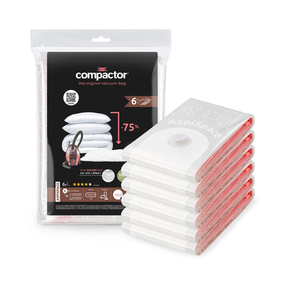 Lot de 6 sacs sous vide AspiSpace