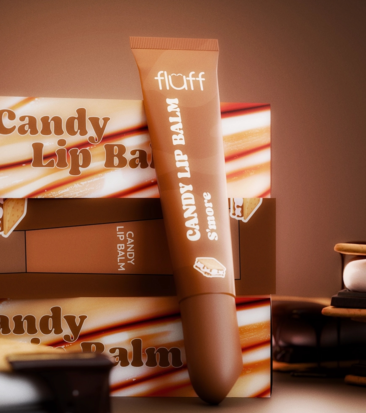 Fluff - Bálsamo Labial Candy - S'more