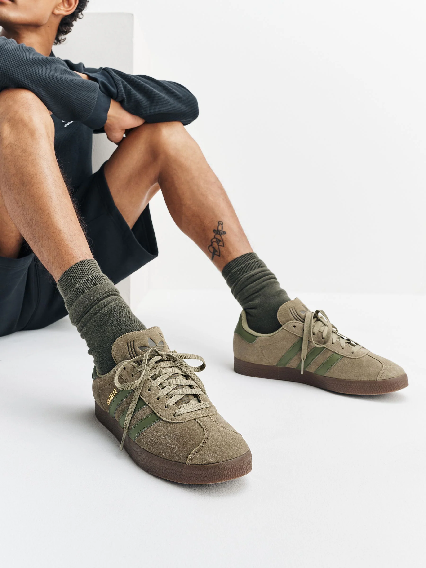 Groen - adidas Originals - Gazelle sneakers