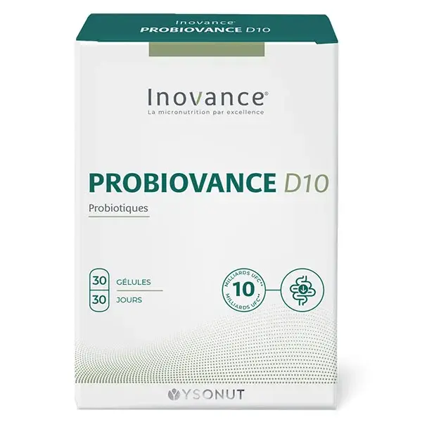 Inovance Probiovance D10 Probiotiques 30 gélules