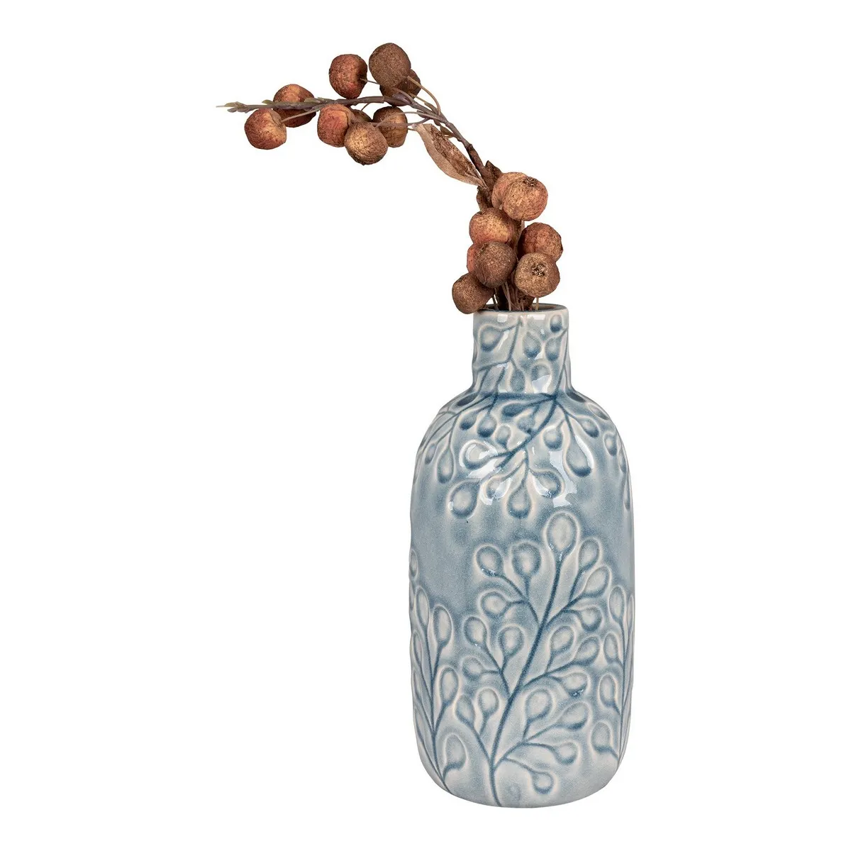 Epikasa Vase Décoratif Poppy Bleu