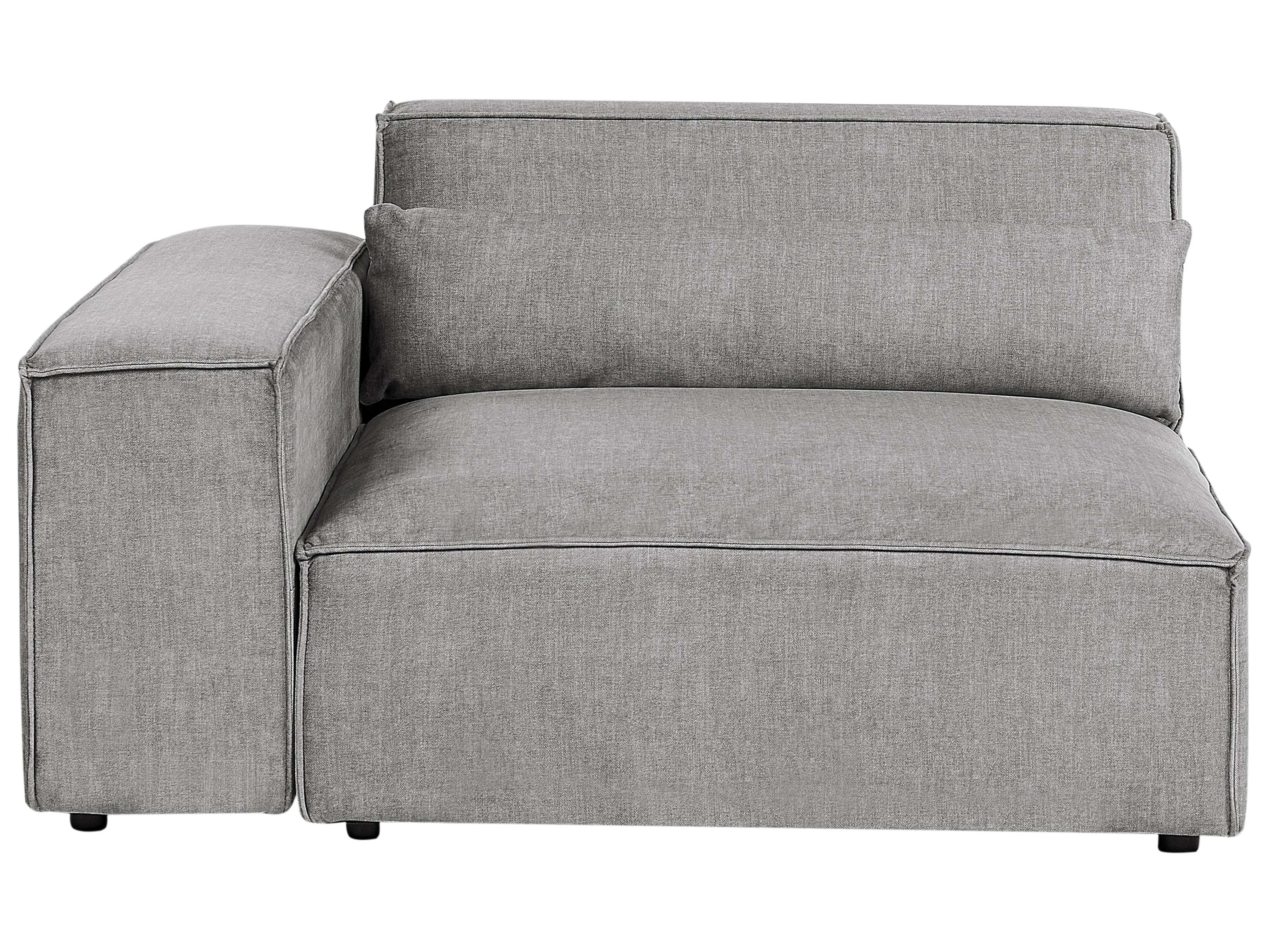 Modulaire bank 2-zits HELLNAR Stof Grijs