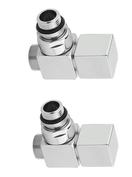 Sapho Cube aansluitset chroom