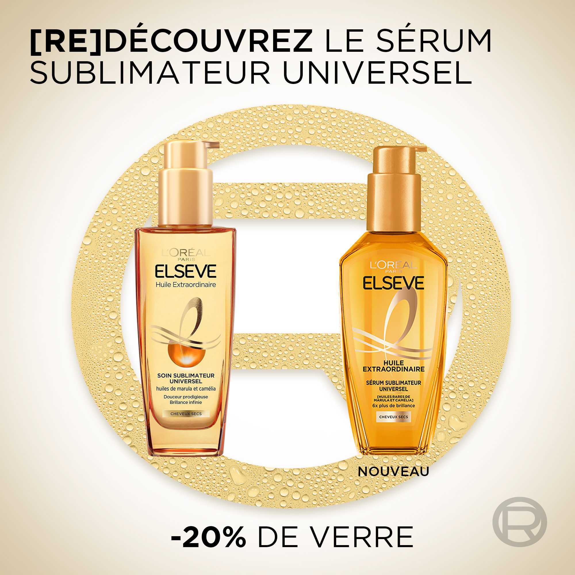 Elseve Huile Extraordinaire Universelle · Cheveux doux et éclatants