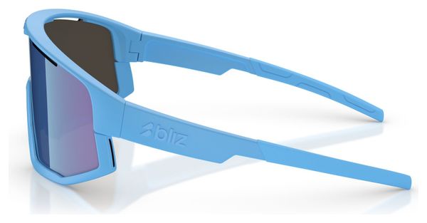 Lunettes Bliz Fusion Small Bleu clair - Ecran Miroir Gris/Bleu