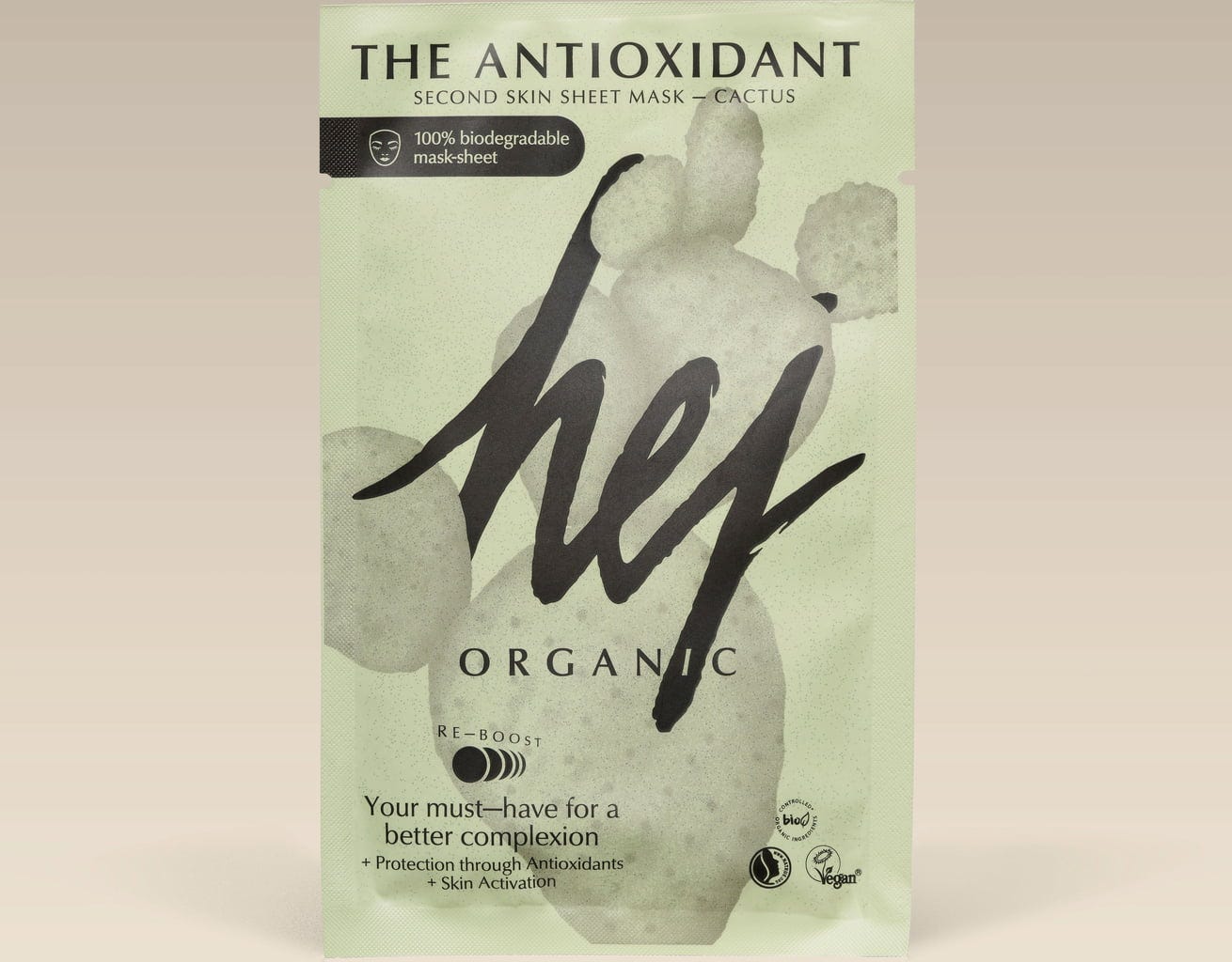 HEJ ORGANIC  The Antioxidant Second Skin Sheet Mask