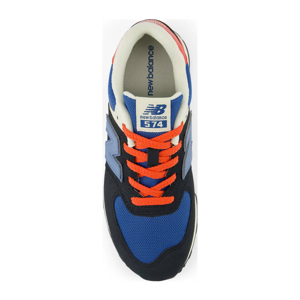 New Balance 574sneakers antraciet/rood/blauw