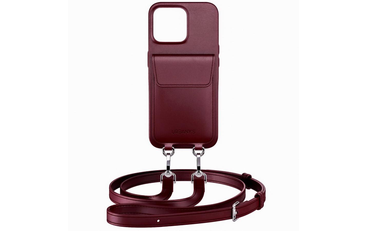 Necklace Case Handykette+ iPhone 16 Pro Red WineSchutzhülle mit Handykette für das Apple iPhone 16 Pro