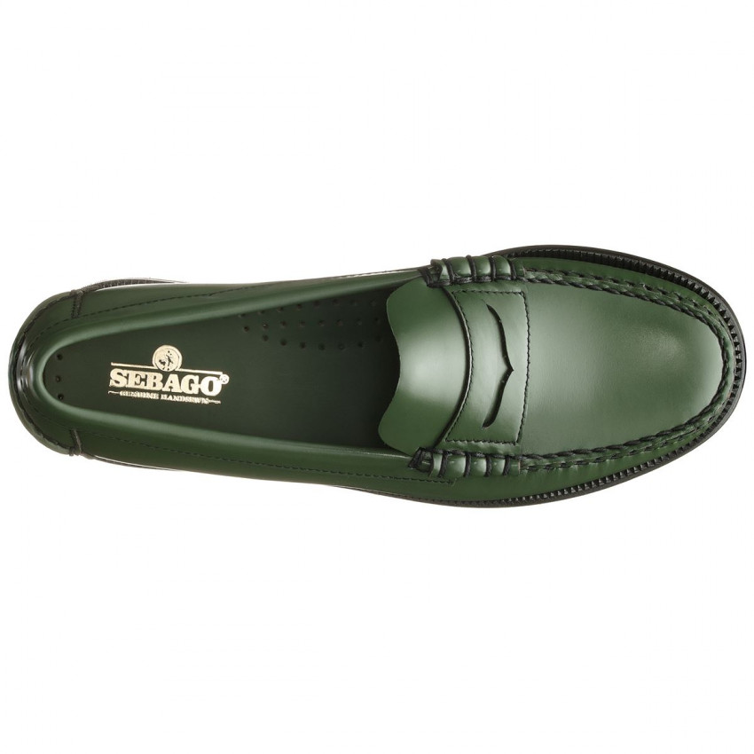 CLASSIC DAN GREEN ARCHIVE MOCASSIN-Mocassin pour femme en cuir brossé