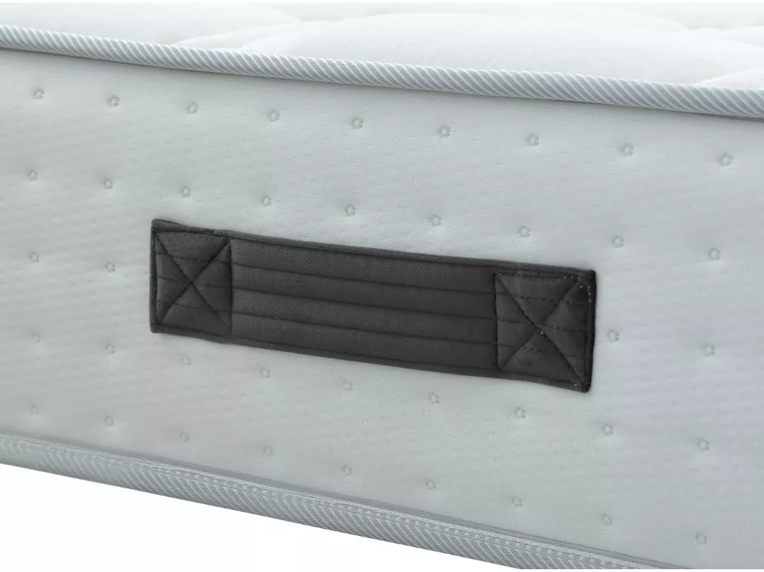 Matelas 140 x 190 cm hybride ressorts ensachés 7 zones mousse à mémoire de forme ép.25cm - IONIA de YSMÉE