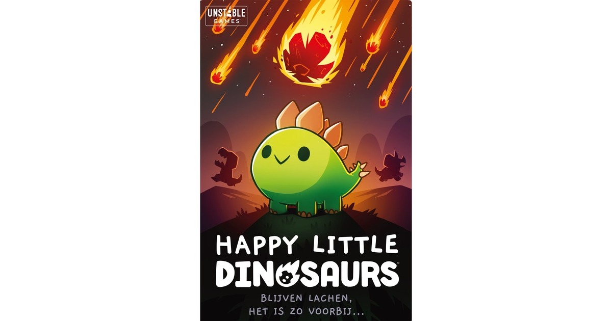 AsmodeeHappy Little Dinosaurs Kaartspel  (Nederlands, 2 - 4 spelers, 30 - 60 minuten, Vanaf 8 jaar)