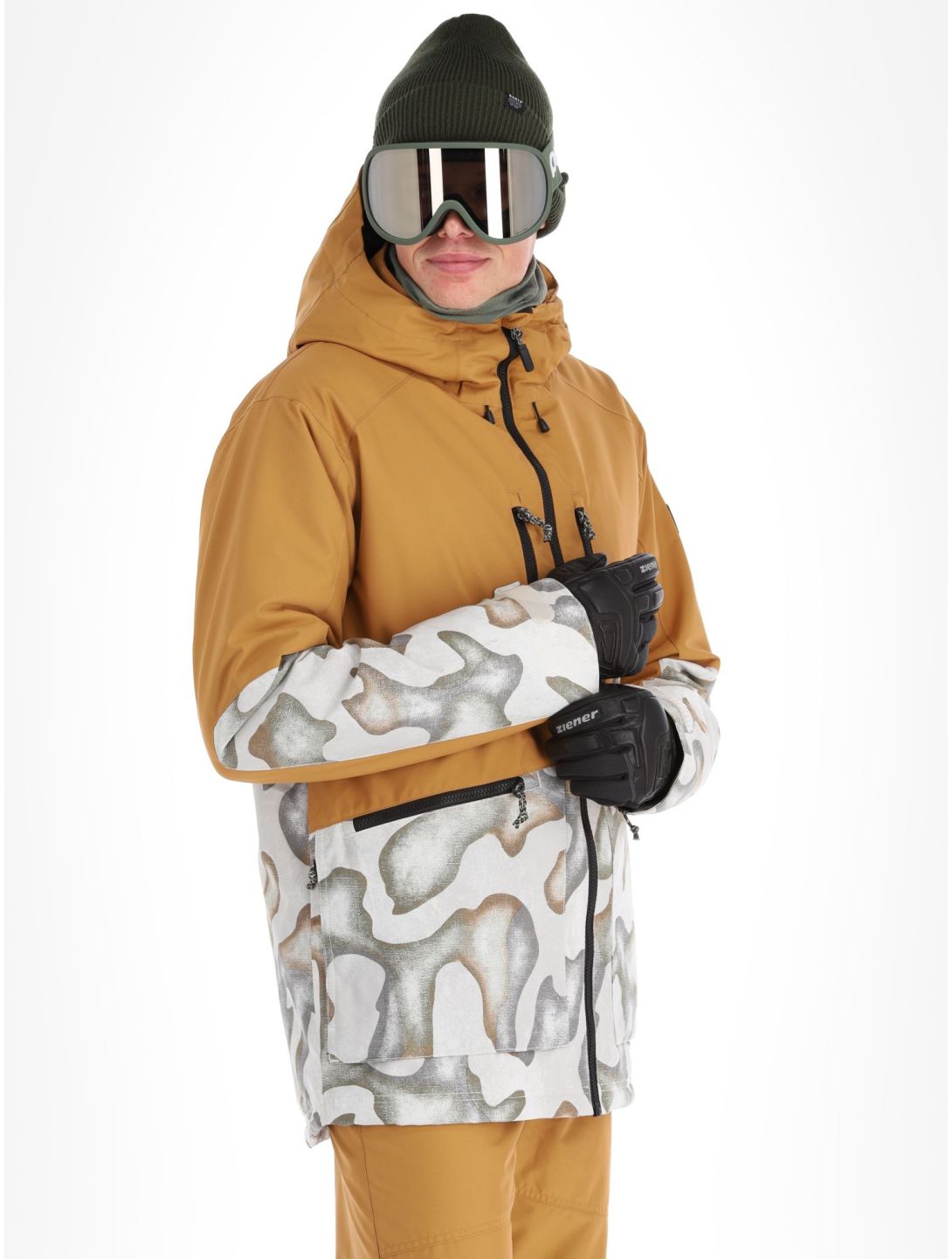 Texture ski-jas heren