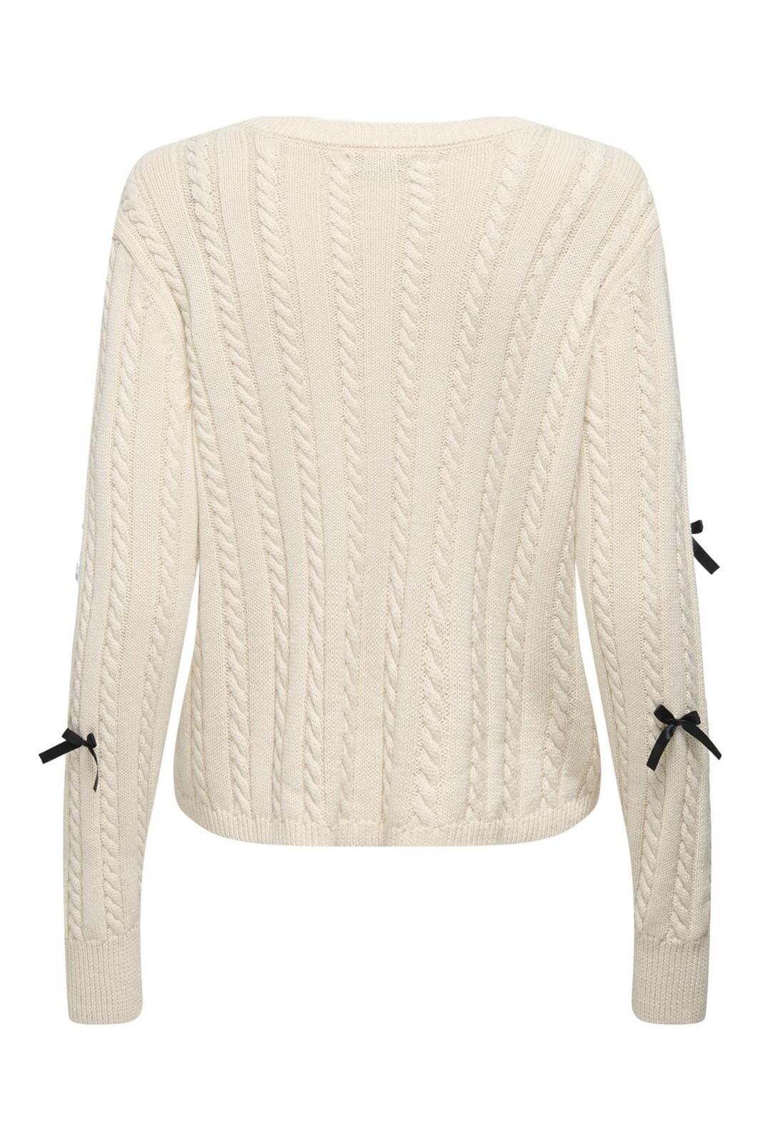 JDY JDYbow L/S O-Neck Cable Pullover Knt