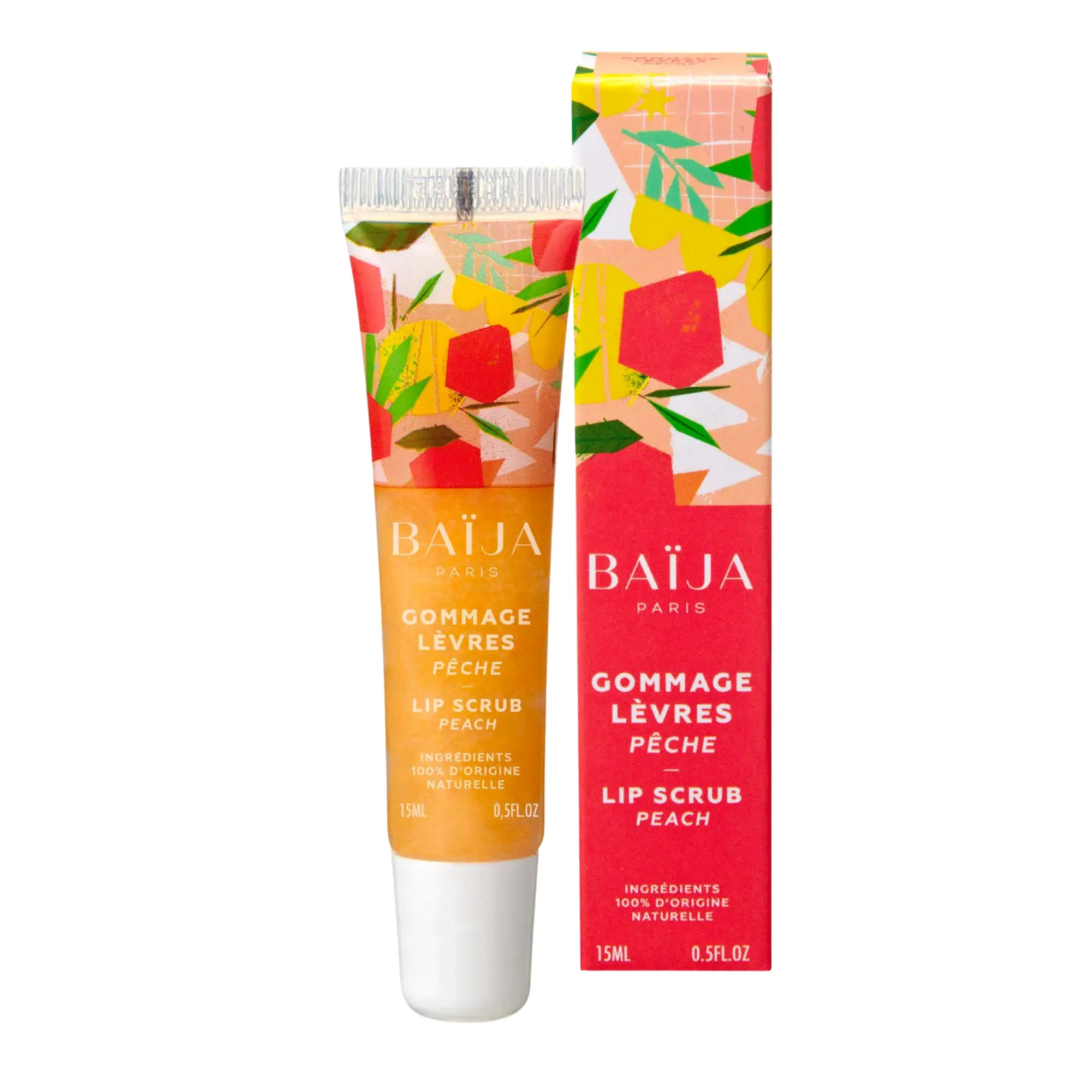 Baïja - Gommage à Lèvres Pêche 15ml - Gommage et peeling