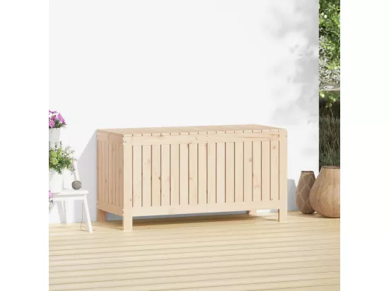 Boîte de rangement de jardin 115x49x60 cm Bois massif de pin