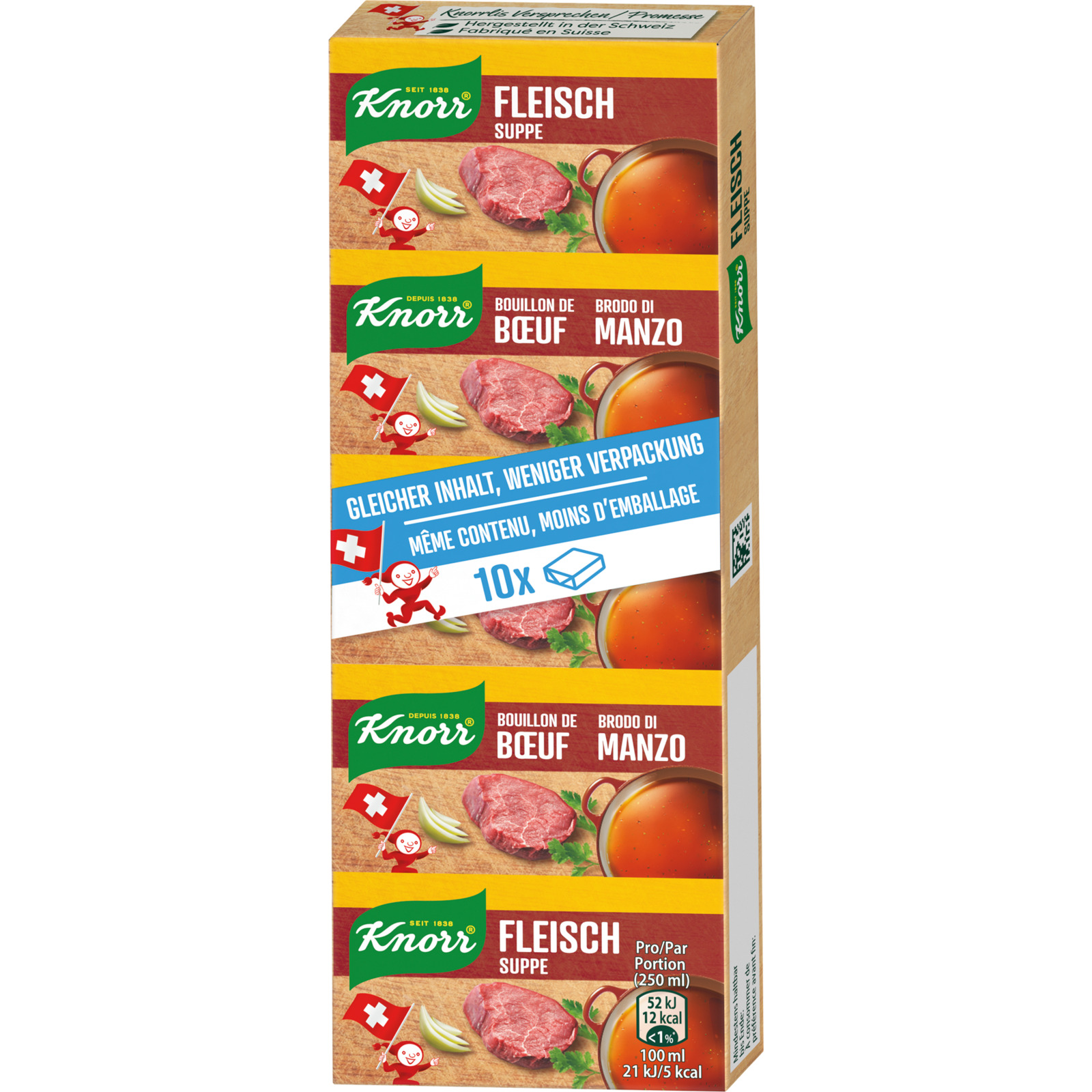 Knorr Bouillon Fleischsuppe Stangen 109g