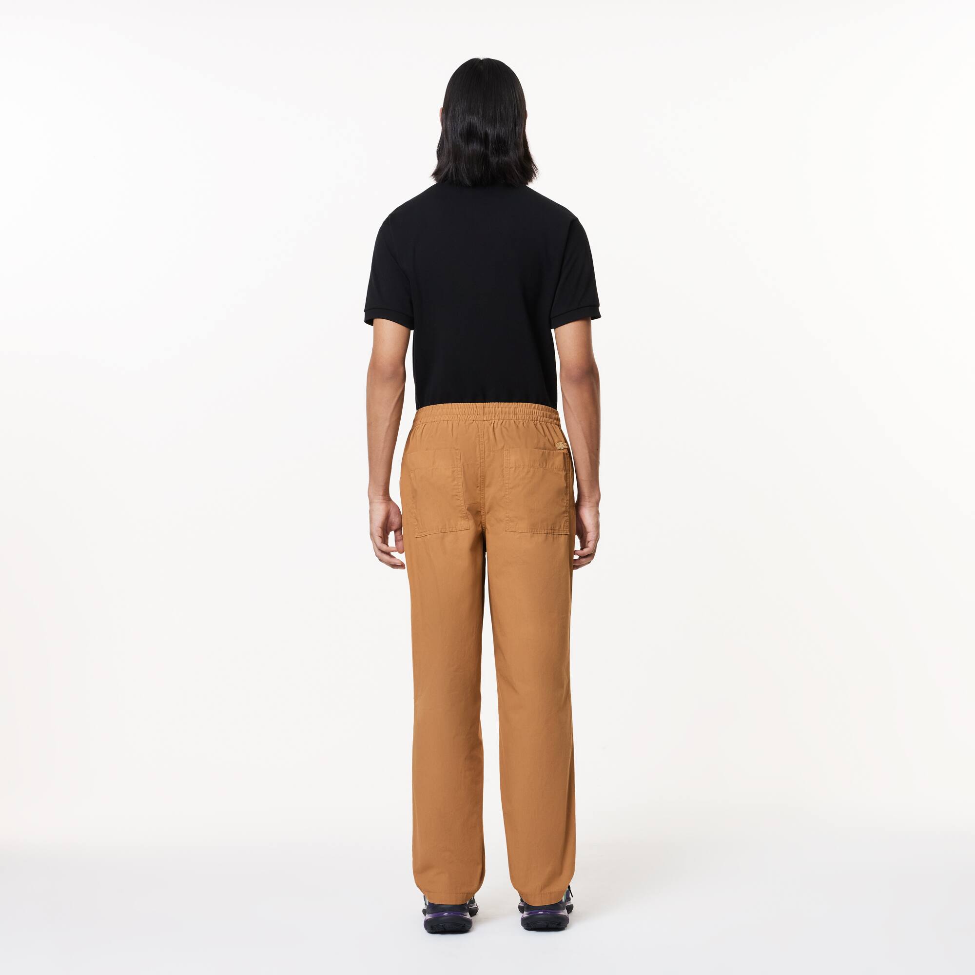 Leichte Baumwoll-Gabardine-Hose Trainingshosen - Beige - Lacoste - Herren