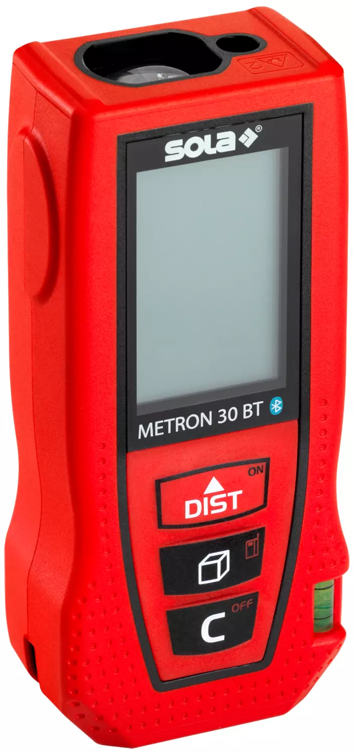 Sola METRON 30 BT Laser afstandsmeter in tas - Bluetooth - 30m