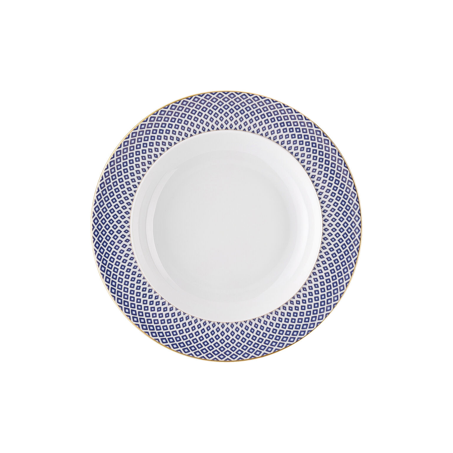 Francis Carreau Bleu Suppenteller 22 cm