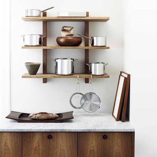 Eva Trio Rustfri Stål Gryde, 4,8 L