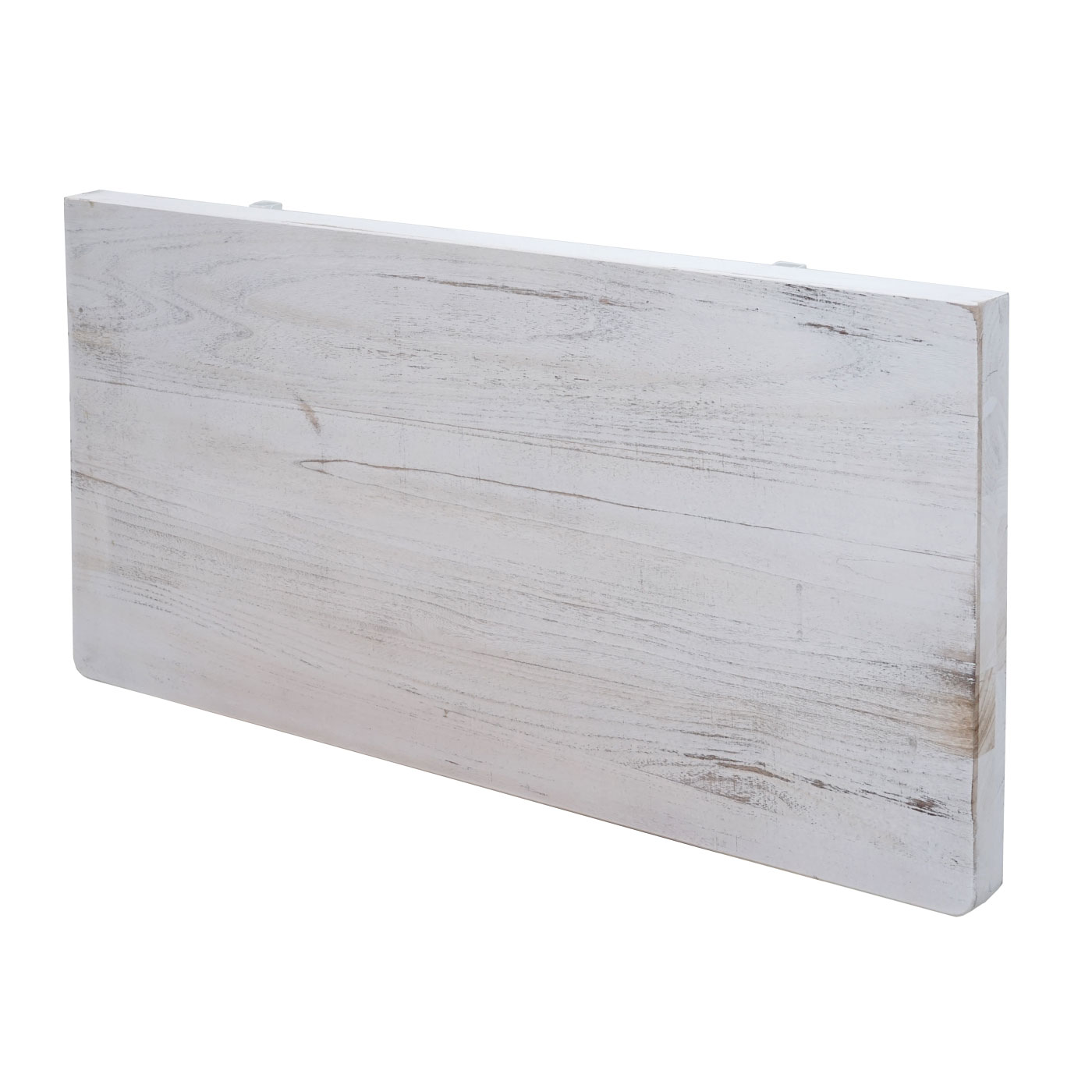 Wandtisch MCW-H48, Wandklapptisch Wandregal Tisch, klappbar Massiv-Holz ~ 100x50cm shabby weiß