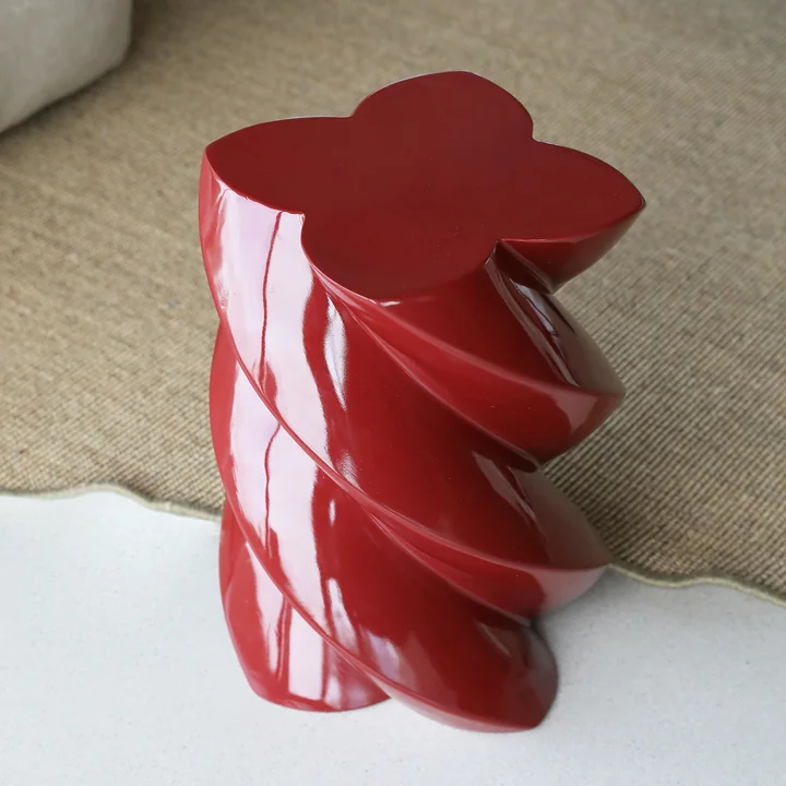 &klevering - Marshmallow Beistelltisch 54 x Ø 29,5 cm, ocker