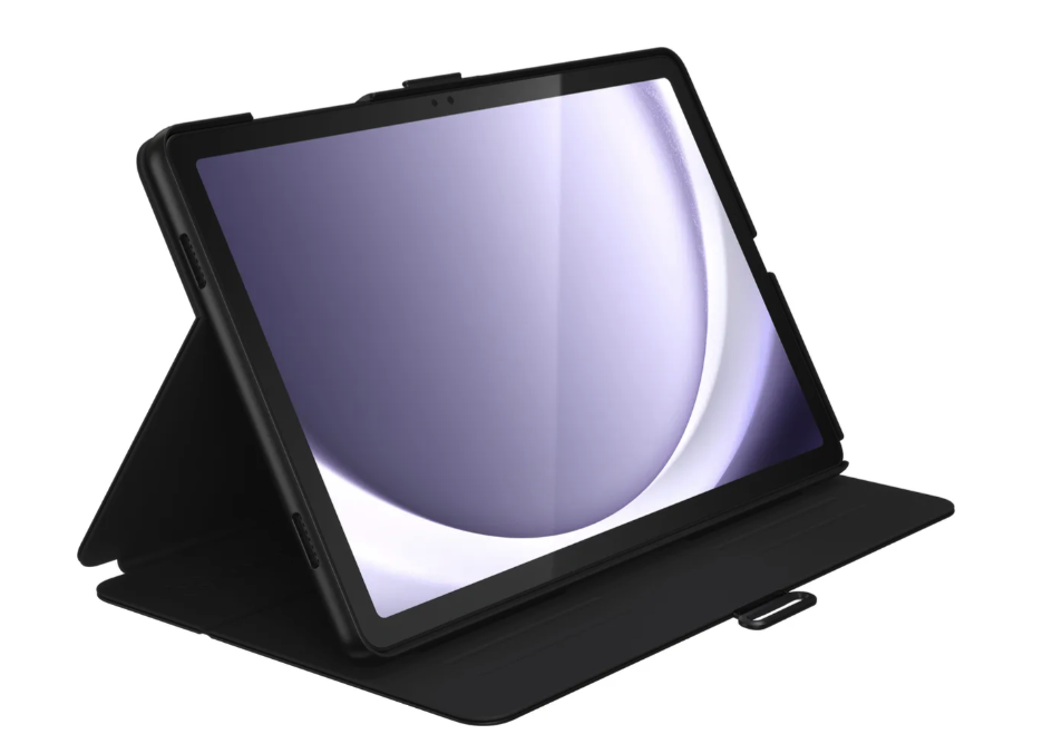 Samsung Galaxy Tab A9  Plus Balance Folio Antimikrobielle Leder Tasche Smart Cover Hülle (150605-D143) - Schwarz