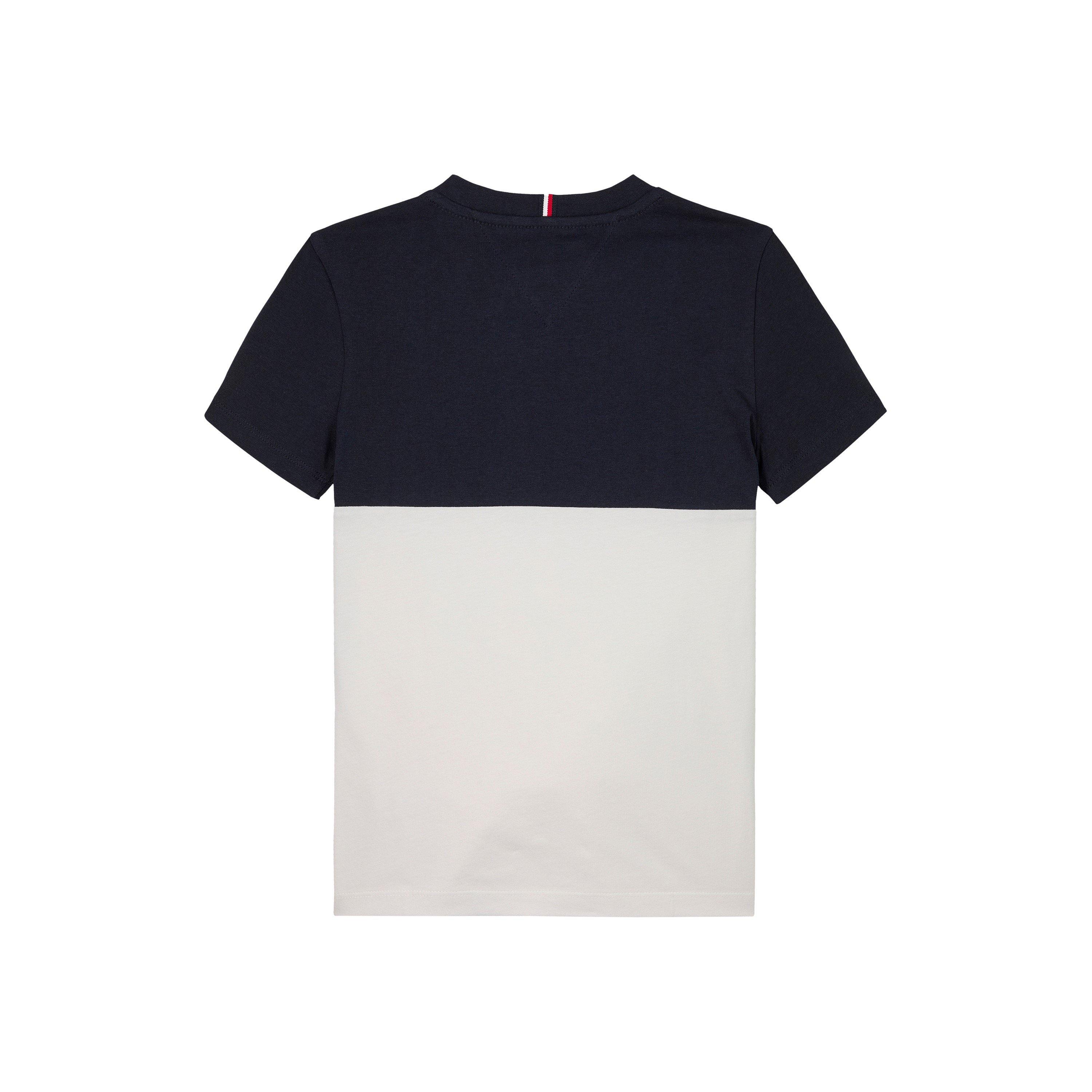 Tommy Hilfiger Mini Corp Colourblock Tee Ss