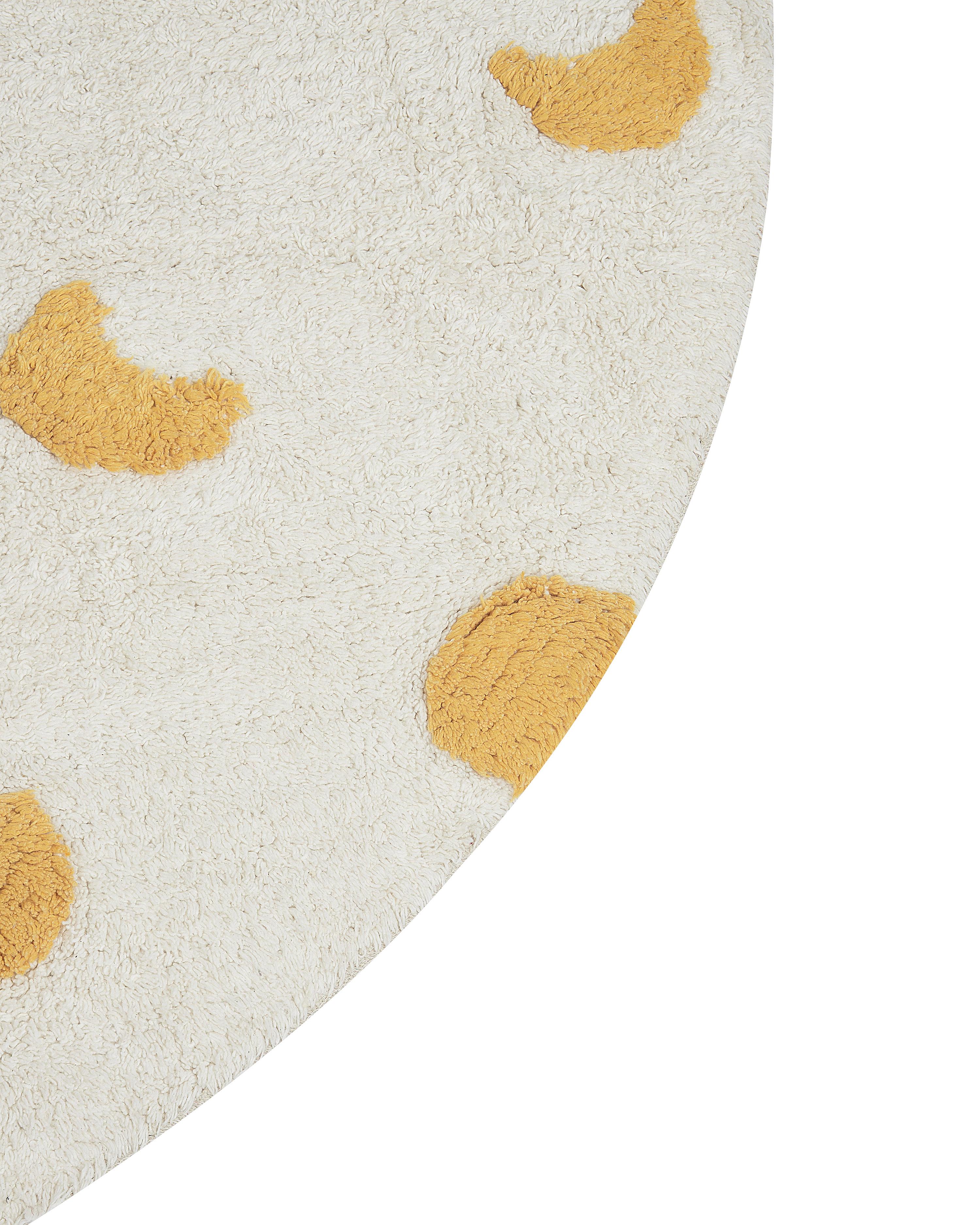 Kindervloerkleed LOTI Beige ø 140 cm Katoen