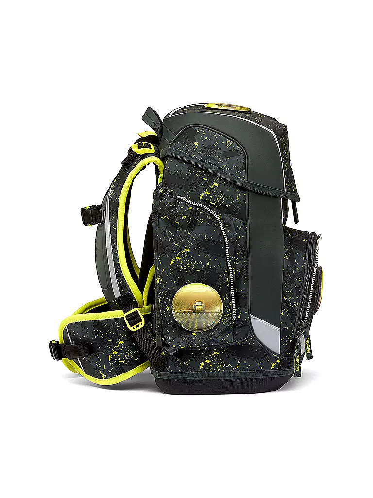 ERGOBAG Schultaschen Set 5tlg CUBO - MähdreschBär dunkelgrün