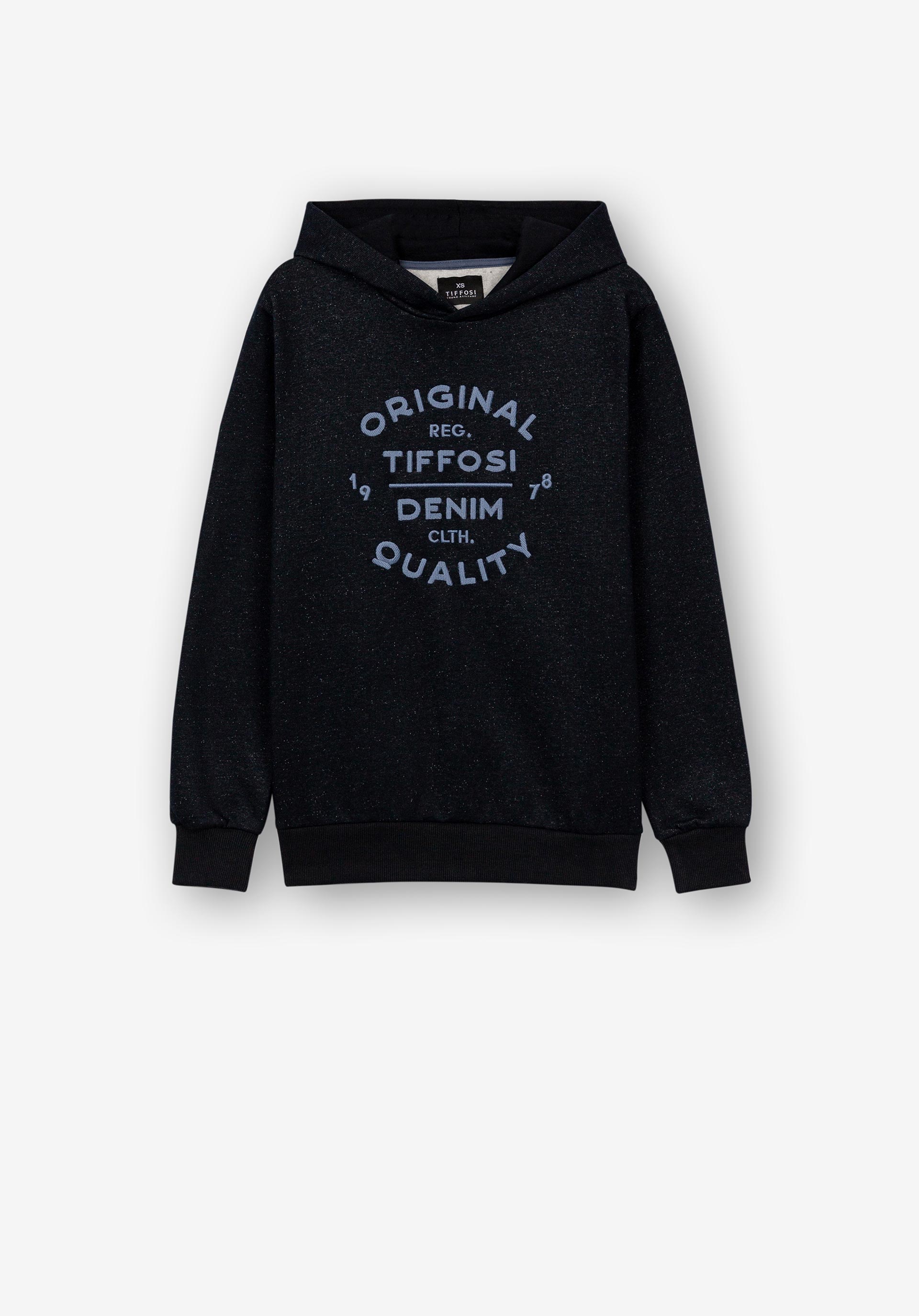 Hoodie com Bordado Frontal