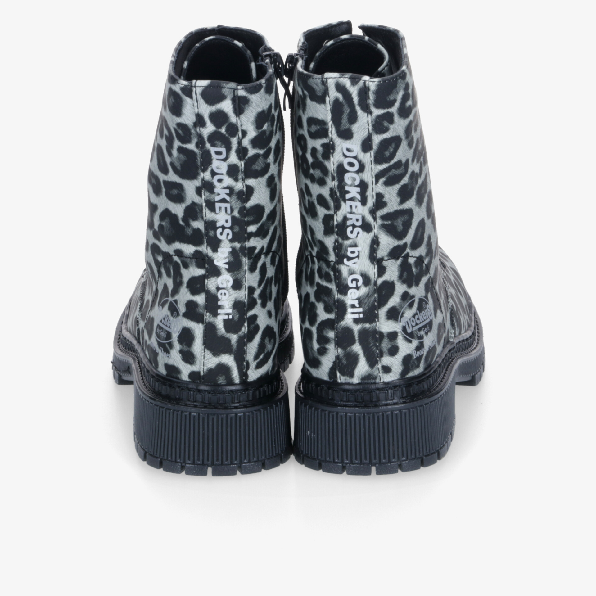 Dockers Damen Schnürstiefeletten grau