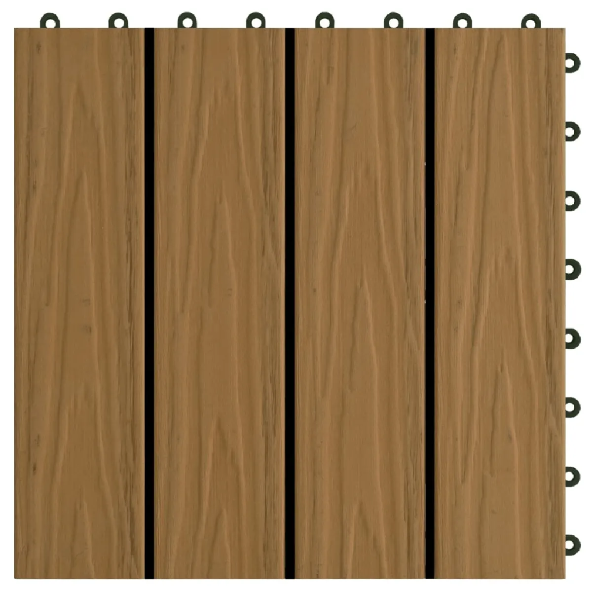 vidaXL Carreau Terrasse WPC 30x30