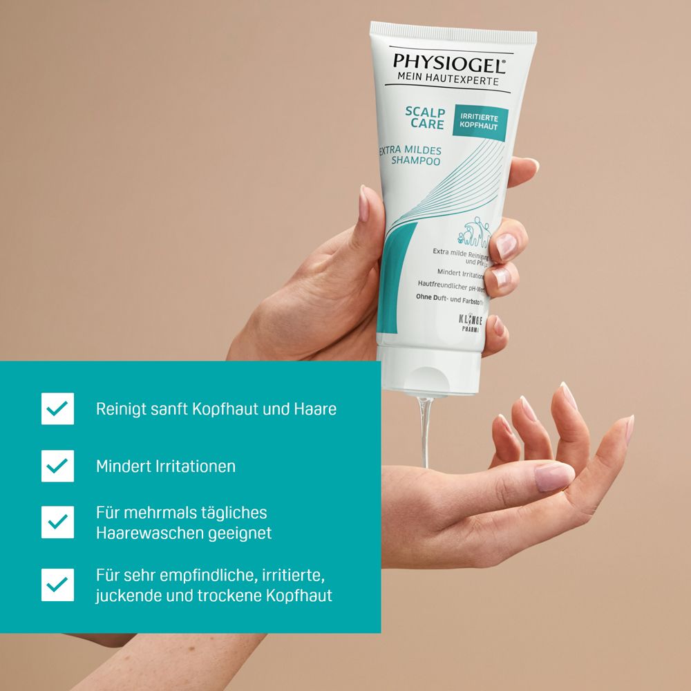 PHYSIOGEL® Scalp Care Extra Mildes Shampoo 200ml - irritierte Kopfhaut