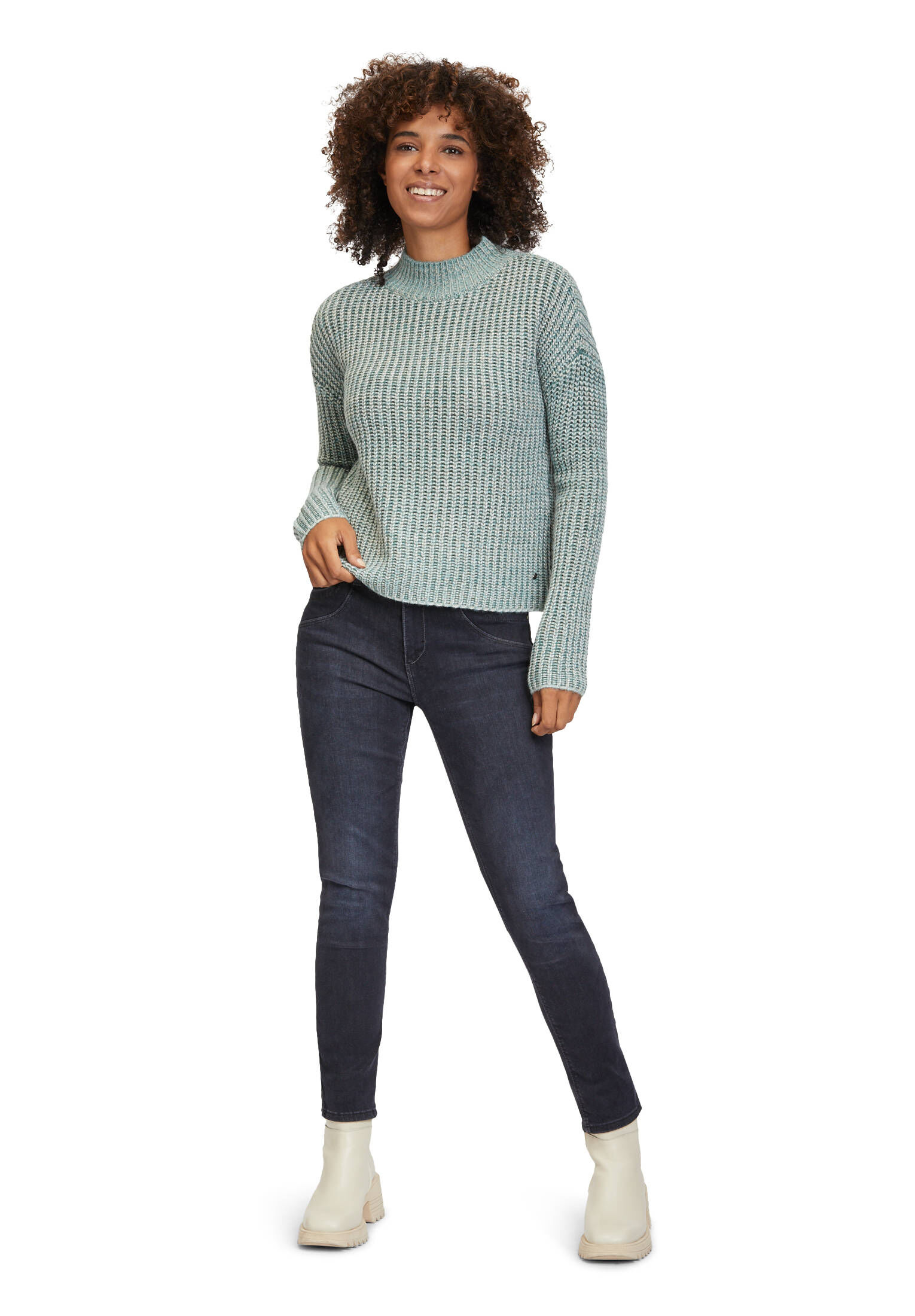 Betty & Co| Damen Strickpullover mit Struktur