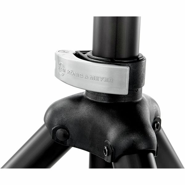 K&M 24620 Leichtes Leuchtenstativ Aluminium schwarz