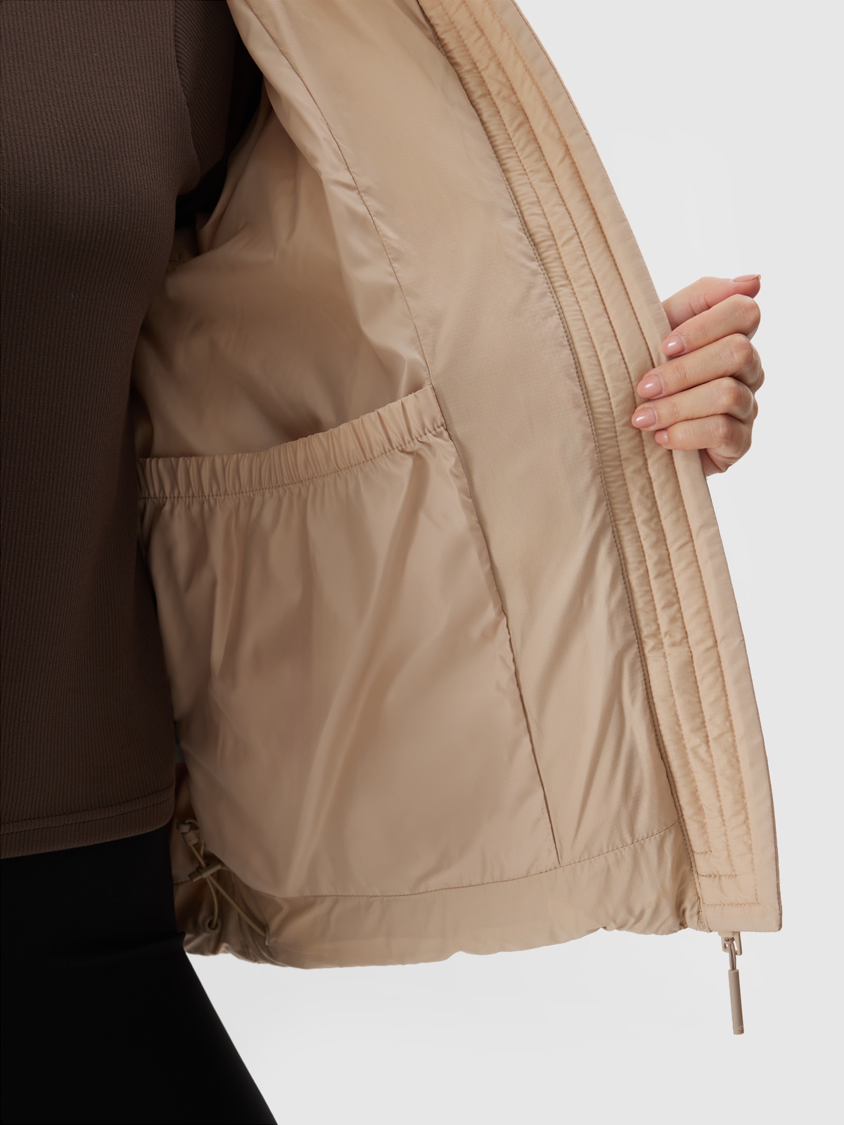 4F Daunenjacke mit Kapuze Wasserdicht,Winterjacke Damen