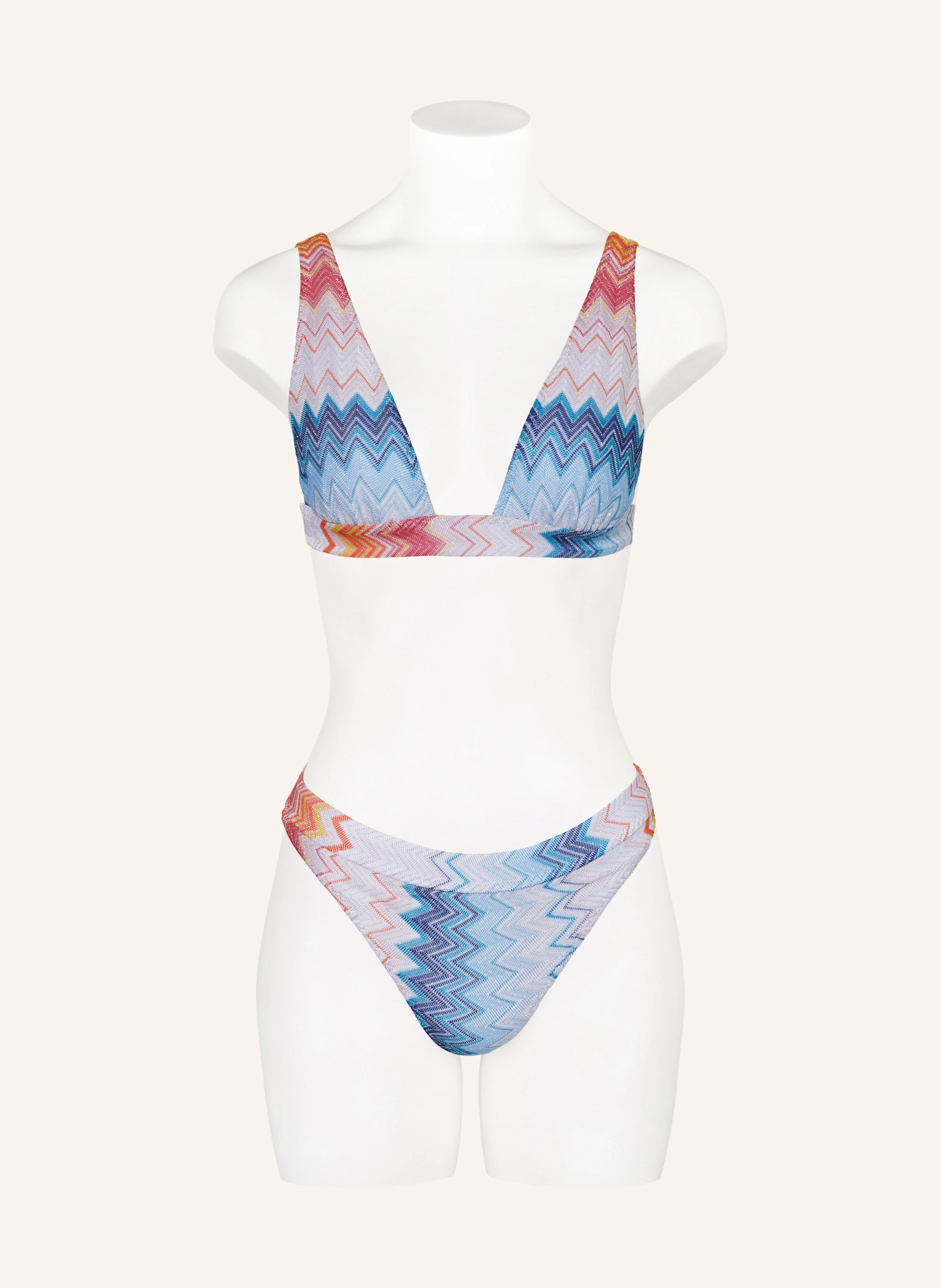 MISSONI Bralette-Bikini mit Glitzergan