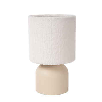Lucide WOOLLY tafellamp Ø16 cm Beige