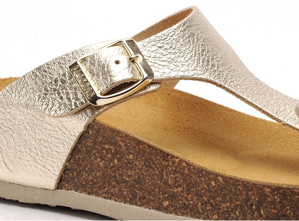 Plakton mules et sabots plats femme cp bolero or