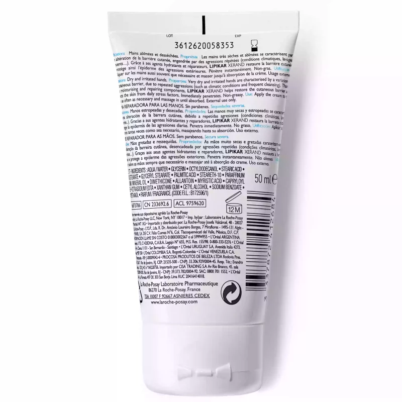 Lipikar Xerand Crème Mains - 50ml