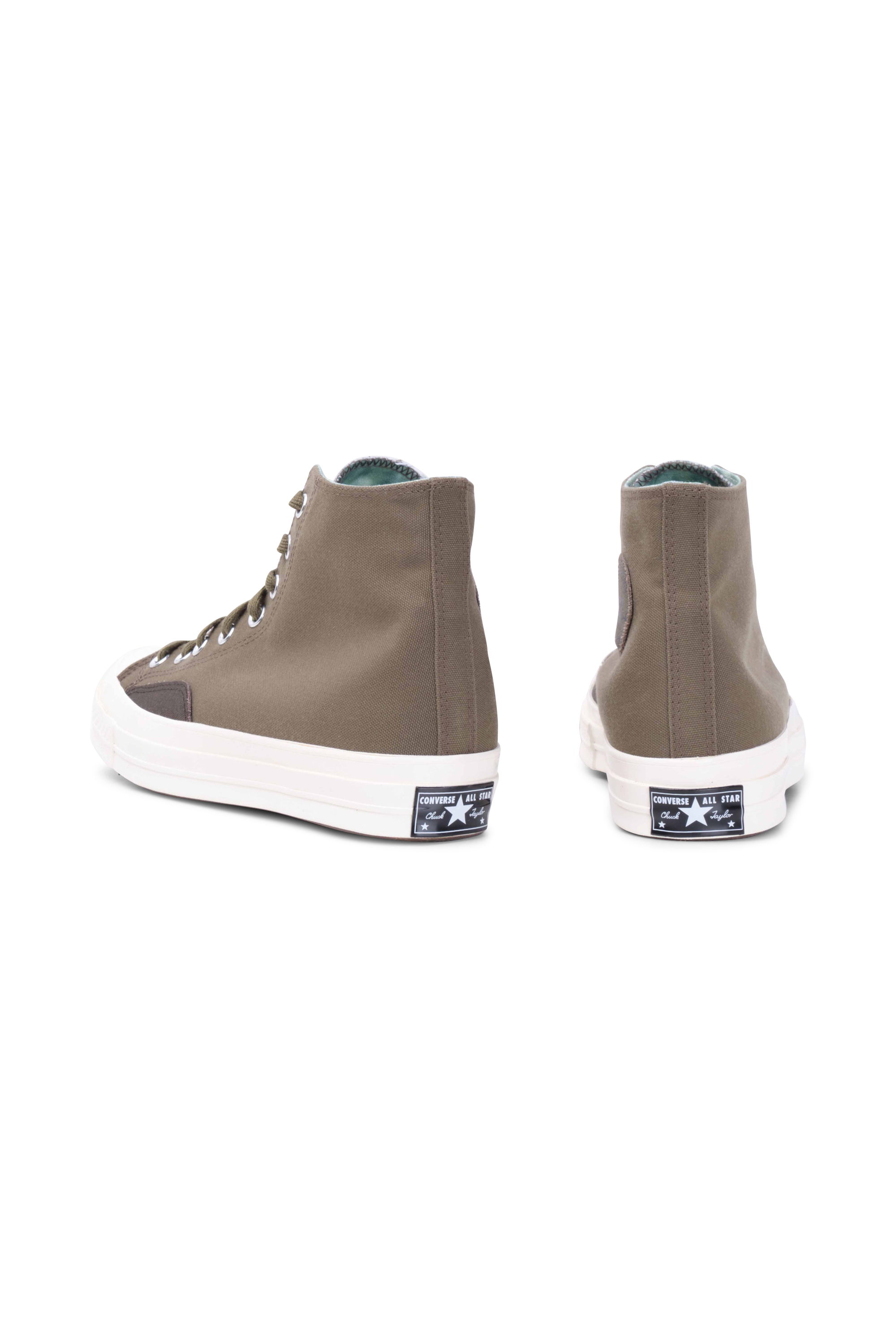 CONVERSE Baskets montantes CHUCK 70 GARDEN STARTER WAXED CANVAS Kaki
