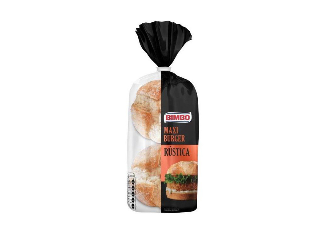 PÃO HAMBÚRGUER BIMBO MAXI BURGUER RÚSTICO 320 G
