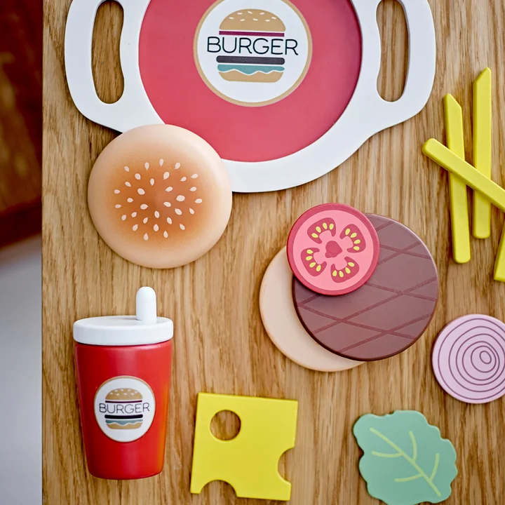Bloomingville - Mini Jools Spielset, Food, braun (13-teilig)