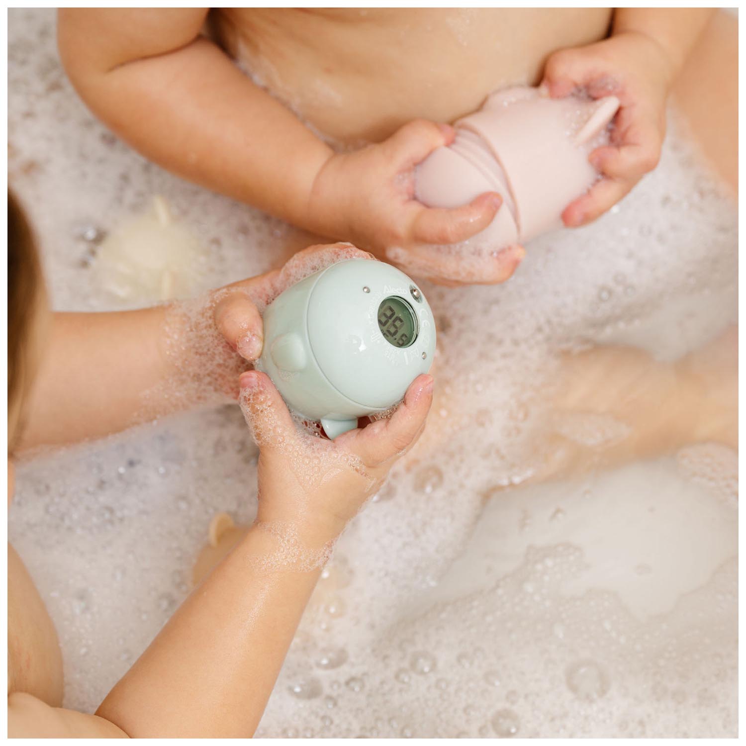 Alecto Siliconen Badspeeltjes Splash&Play met thermometer multi