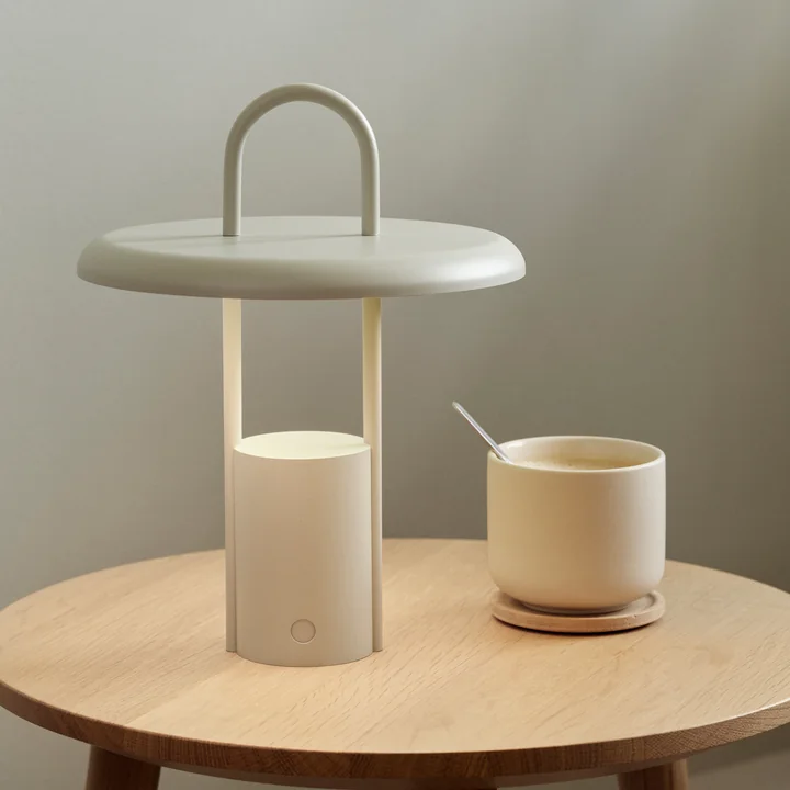 Stelton - Pier Akku LED-Leuchte, schwarz