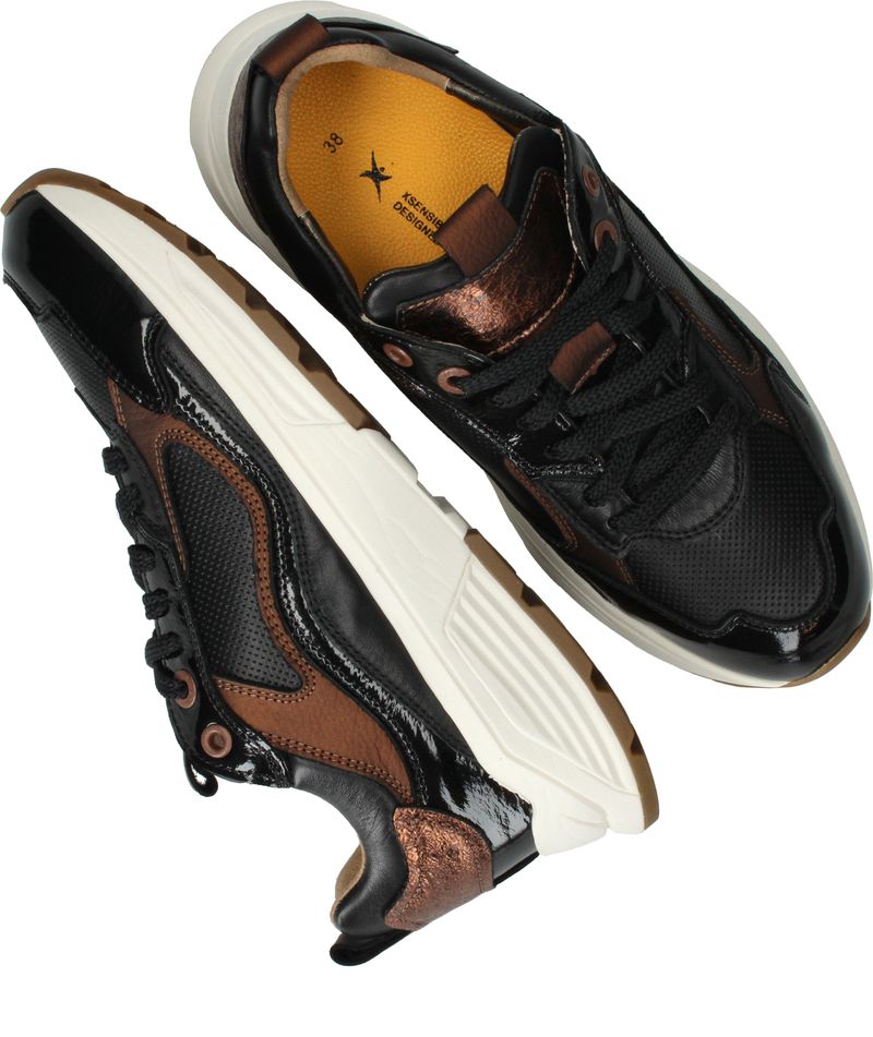 Xsensible Milau Stretchwalker Sneakers Zwart Dames
