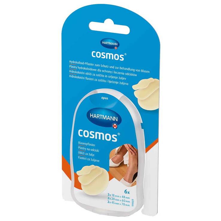 cosmos® Blasenpflaster Mix 3 Größen, 6 St