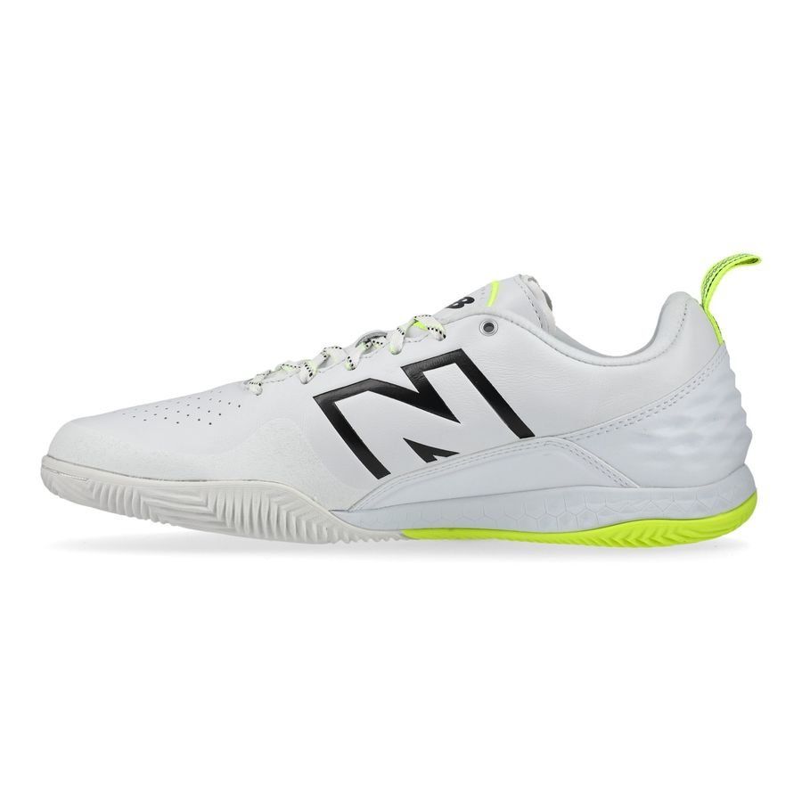 New Balance Audazo V6 Pro IN - Blanc/Jaune Fluo